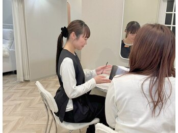 フィズアイビューティー 岡崎竜美ヶ丘店(fiz eye beauty)/丁寧なカウンセリング