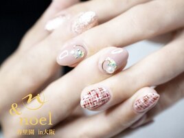 ガーリー ツイードネイル