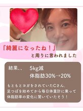 リズム(RIZM)/5kg減、体脂肪率30%→20％へ