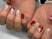 ヘアーアンドエステティック ヴェリス(hair&esthetic Velis)/手書きお花で華やか