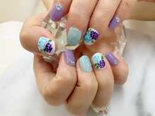 プルミエ ネイル(Premier Nail)/紫陽花ネイル♪