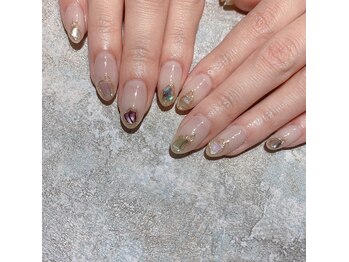 アティックネイルアトリエ(attic nail atelier)/シェルジュエリーネイル★