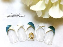 ネイルグラマラス 西新井店/《パラジェル》大人フレンチ f2