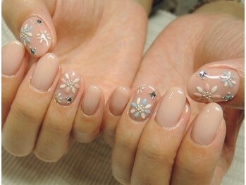 スタイリッシュネイルズ(Stylish Nails)/スタッズフラワーネイル