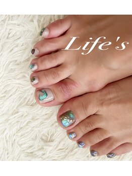 ライフス(Life's)/お任せDesignフットネイル
