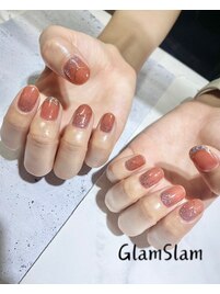 逆ラメグラデーション