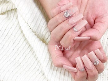 トゥルーネイル アンド アイ 大船店(TRU NAIL & EYE)の写真/【スカルプシンプルコース¥12490】当日予約大歓迎♪ストーン50粒まで無料！ワンカラーorグラデからご選択◎
