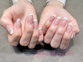 ベース色付き☆フレンチネイル