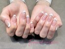 ベース色付き☆フレンチネイル