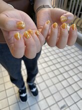 Mネイルアンドカフェ シェレステ/黄色ッッ