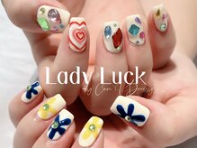 レディラック バイ キャンアイドレッシー(Lady Luck by Can I Dressy)/カラフルネイル