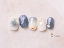 アイネイルズ 横浜EAST店(I-nails)/うるうるブルーネイル