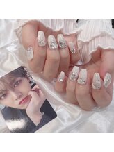 ミス シャーリー(Miss Shirley)/【ホワイトラメ×ストーン】