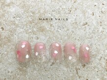 マリーネイルズ 近鉄あべのハルカス店(MARIE NAILS)/新規様 6000円 ホロ 0129b