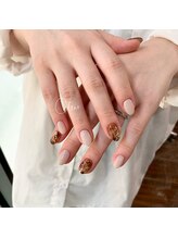 クリア(Clear)/べっ甲ネイル