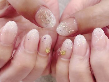 プライズアイリス アイラッシュ 池袋東口店(prize Iris eyelash)/ミラーロゴネイル