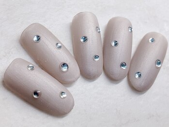 チェリーズネイル(Cherrys Nail)/マットネイル　ホログラムネイル