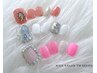 【ご旅行前にオススメ】オフ無料/キラキラビジューFoot Nail☆¥8800