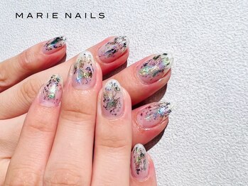 マリーネイルズ 横浜店(MARIE NAILS)/ホイル　¥4,400　1004b