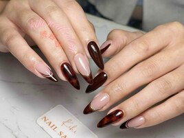 ブラウン/べっ甲/レオパード/秋