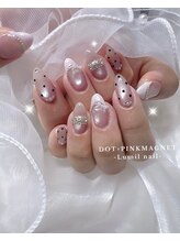 ルミール ネイル(Lumil nail)/マグネット×ドットネイル