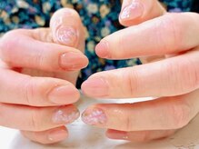 ネイルサロン きらら 平塚店/ふんわり春フラワー