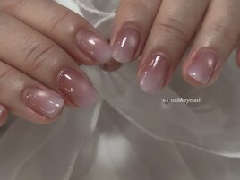 うるうる桜グラデーションネイル