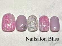 ネイルサロンブリス(nail salon Bliss)/定額シンプルアートコース￥5500