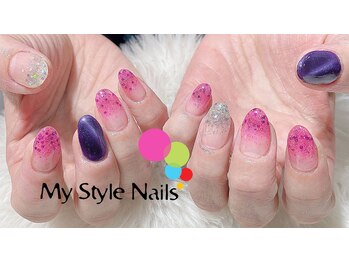 マイ スタイル ネイルズ(My Style Nails)/プレミアムラメグラデーション