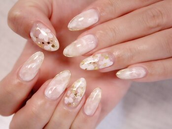 ラルネイル 大宮(Lull. nail)/*マーブル*フラワー*