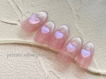 ピノ(pino)/ハート☆韓国・ワンホンネイル