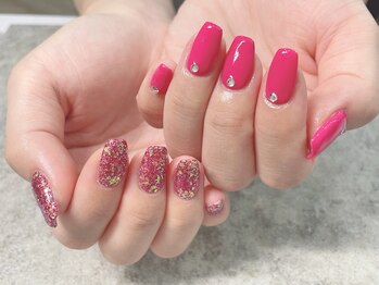 プライズアイリス アイラッシュ 池袋東口店(prize Iris eyelash)/ちぐはぐバービーピンク♪