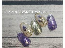 マグネットジェルのお花アート