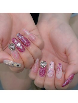 クイーンズビューティーサロン 歌舞伎町店(Queen's beauty salon)/チップ長さ出しアートやり放題