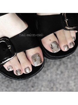 シエル(Ciel)/フット★親指2本アート