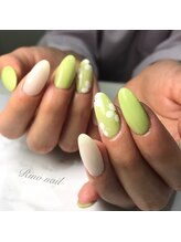 リノ ネイル(Rino nail)/シフォンミドリカラーネイル