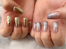 エムスラッシュ ネイル センター北店(M.SLASH)/パラジェル ミラー＆マグネット