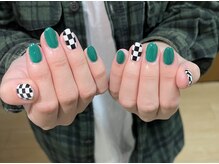 チル(chill.)/グリーン×チェック