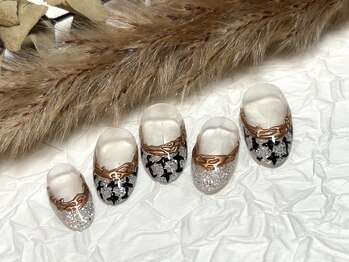 グリッター(GLITTER)/ツイード風フレンチ