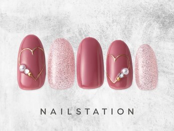 ネイルステーション ルミネ町田店(NAIL STATION)/キラキラネイル／パラジェル