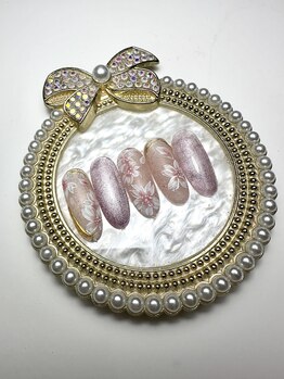 ブリリアント/桜ネイル