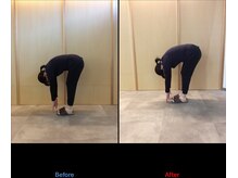 徳島藍住整骨院 ザ ビー(THE B)/ピラティス初回体験before/after