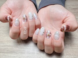 チェックネイル