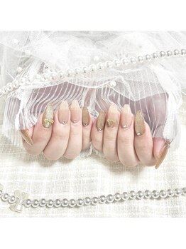 ミニョン(Minyon)/うるちゅる♪ベージュネイル