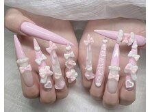 マルチューネイル 池袋(MARUCHU NAIL)/長さだしMAX◆持ち込みデザイン