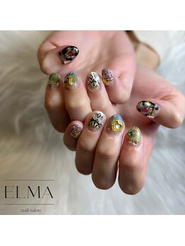 エルマネイル(ELMA nail)/10本手描きアート
