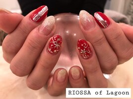 雪の結晶×クリスマス