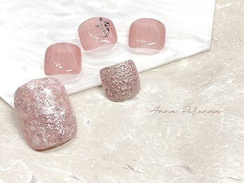 【フット】ピンクニュアンス