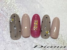 ディアナ ひたちなか高場店(DIANA)/定額ネイル　7,700円　A‐077