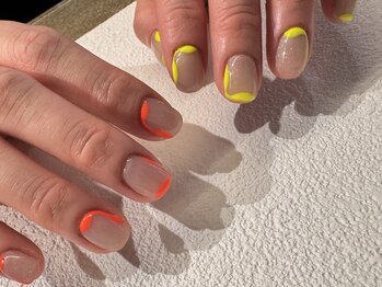 ペアリング(Pairing nail&eyelash)/free art 90min/持込みデザイン